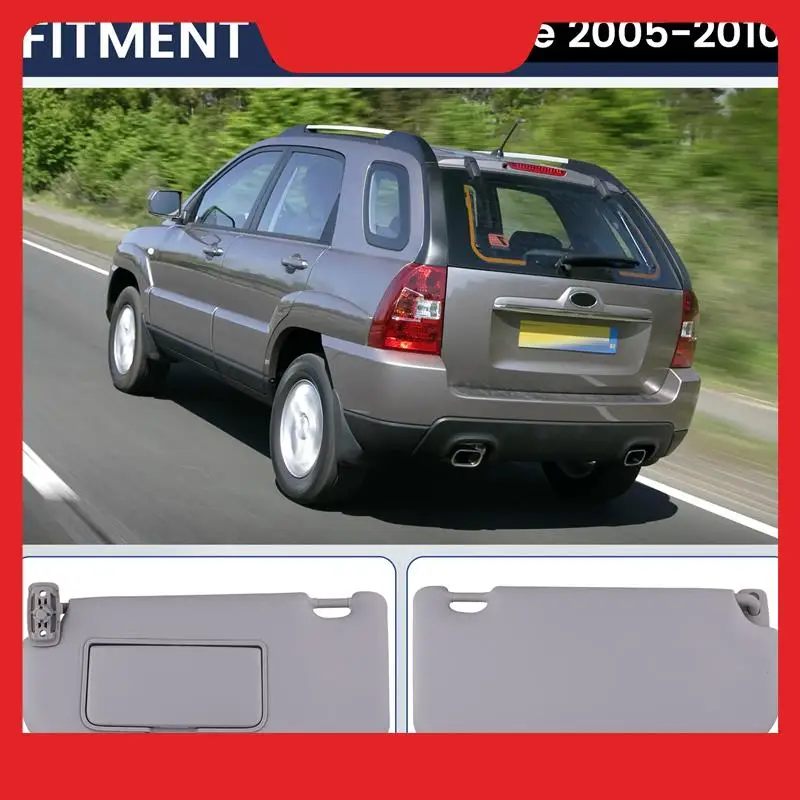 Car Front Left Side Sunshade Cover For Kia Sportage 2005-2010 Sunshade Make-Up Mirror Sun Shield Left