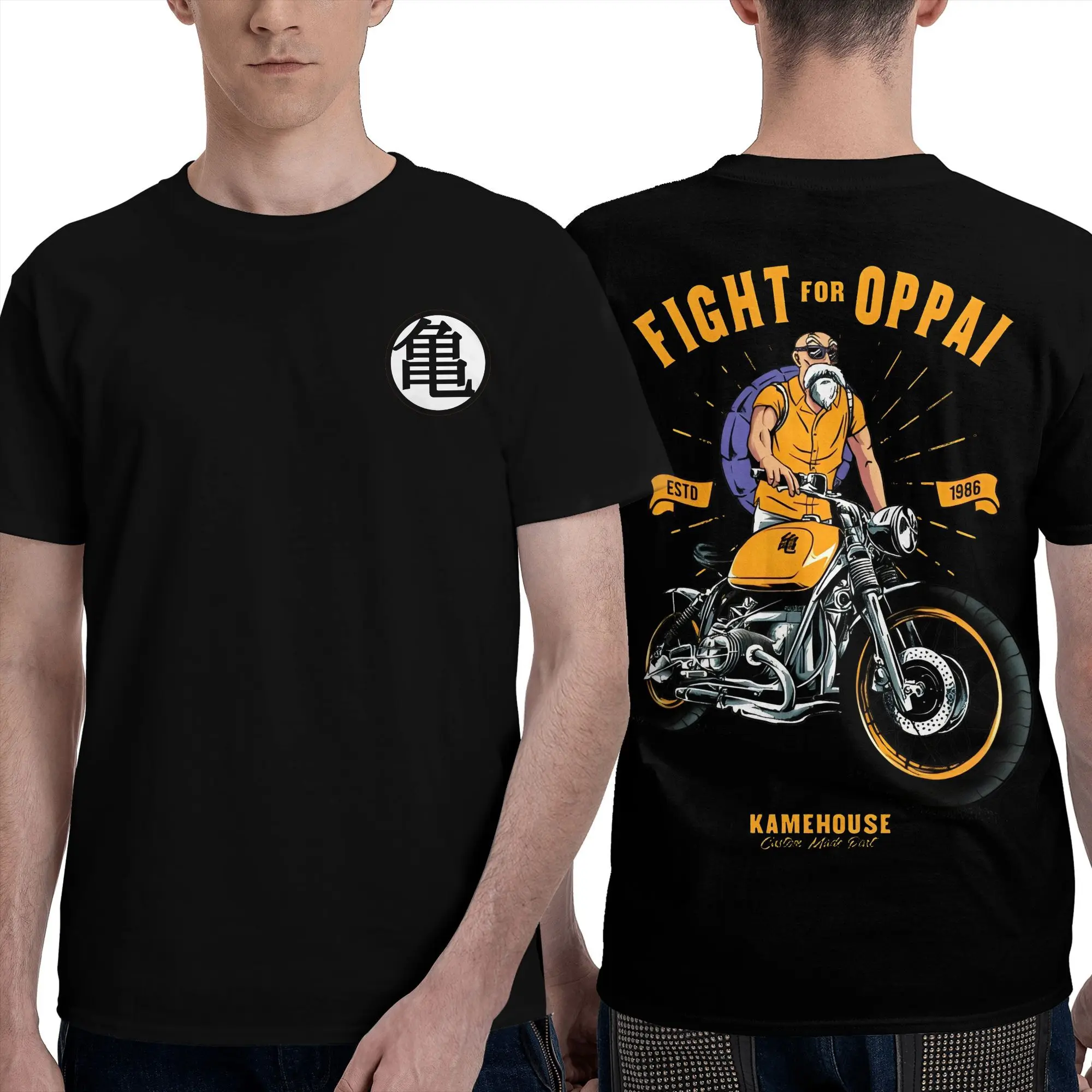

Summer Men Women coolest granpa DragonBall Master Roshi Shirt Outfits dragon ball Pure Cotton T-shirt Clothing Fashion Tee Shirt