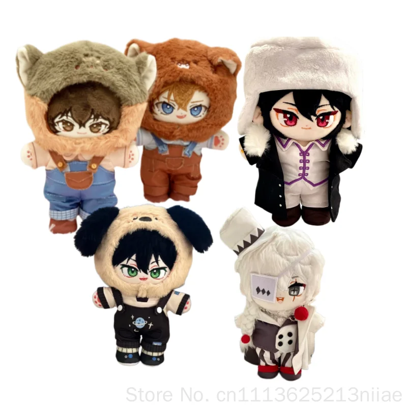 20Cm Cotton Doll Fyodor Dostoevsky Bungo Stray Dogs Soft Plush Toy Changeable Outfit Anime Peripheral Gift For Adult Fans