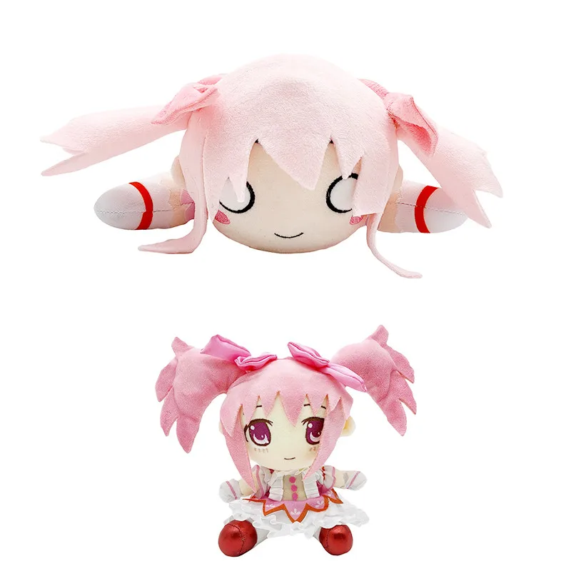 madoka kaname plush Anime Puella Magi Madoka Magica Plush Doll Toy Kaname Madoka Cosplay Kawaii Soft nesoberi plush Pillow