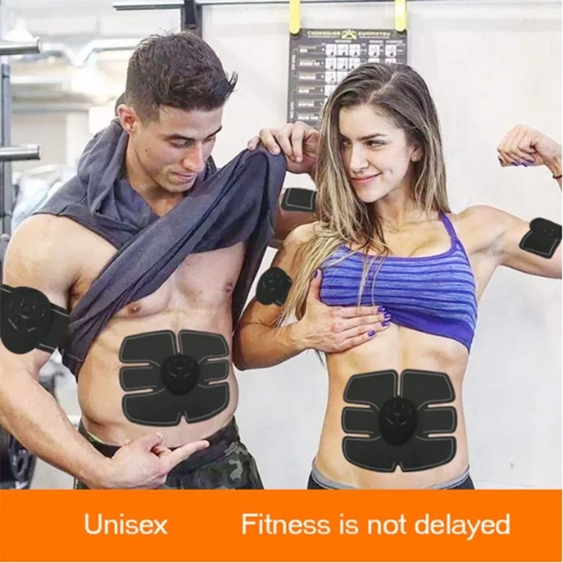 

EMS Стимулятор мышц — перезаряжаемый беспроводной электрический массажер для ног, рук и пресса, устройство для фитнеса и тренировок для похудения и сжигания жира