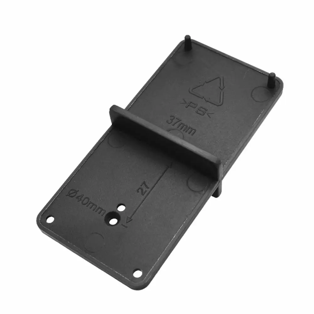 Per 35mm/40mm Cerniera Posizionamento Bordo Guida Localizzatore Punzone Localizzatore Porta ABS Nero Strumento di Perforazione Arancione Lavorazione Del Legno