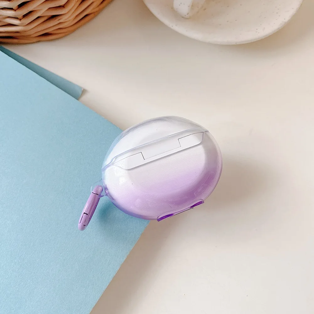 Прозрачный чехол из ТПУ с градиентом ярких цветов для Huawei Freebuds 4i 5i 4 3 Pro, защита для беспроводных наушников, мягкий силиконовый чехол