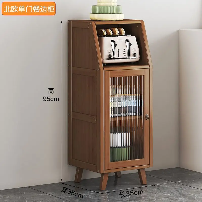 Dining Side Cabinet, Kitchen Cabinet, Locker, Storage, Household Meal Preparation Storage, Solid Wood Color Living Room