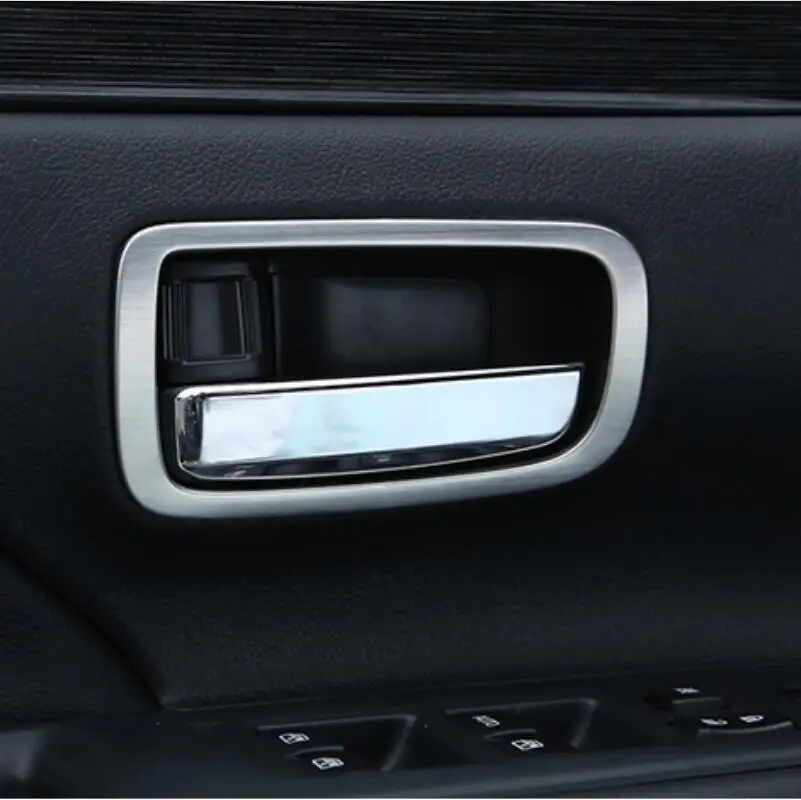 Cotochsun 4pcs Car-styling Stainless Steel Interior Door Handle Decoration Frame Sticker Case for MITSUBISHI Outlander 2013-2019