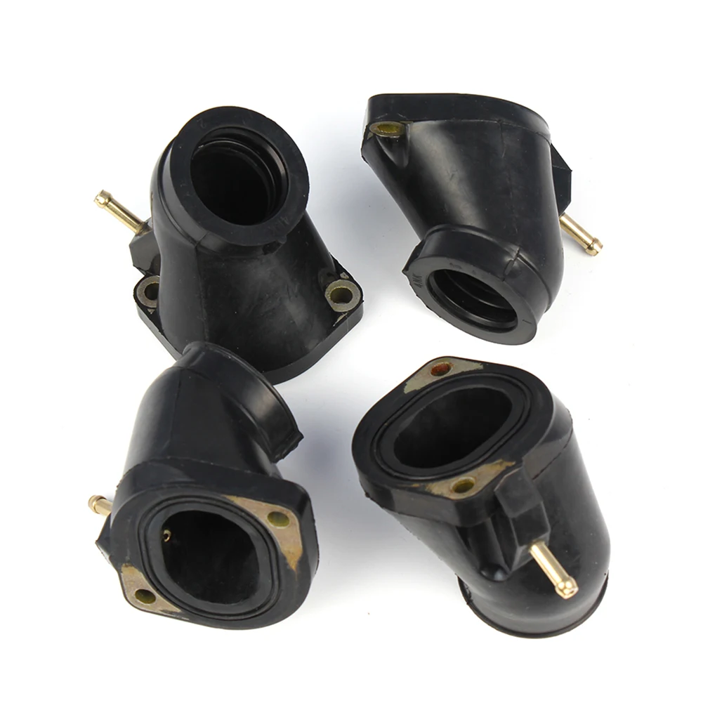 4Pcs/Set Motorcycle Carburetor Intake Manifold Carb Boots For Yamaha XVZ1300 XVZ 1300 Royal Star 1996 1997 1998 1999 2000 2001