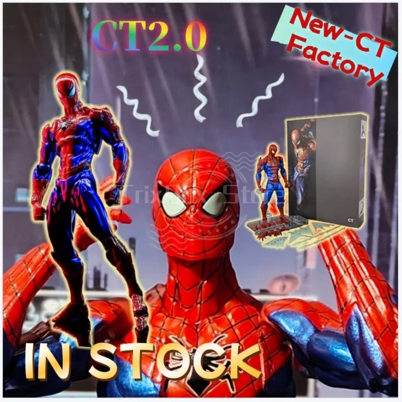 

HOT-NEW Ct Toys Spiderman 2.0 Figure Amazing Yamaguchi Spider-Man Agent Venom Mafex Anime Action Figure Customized Gifts Toys