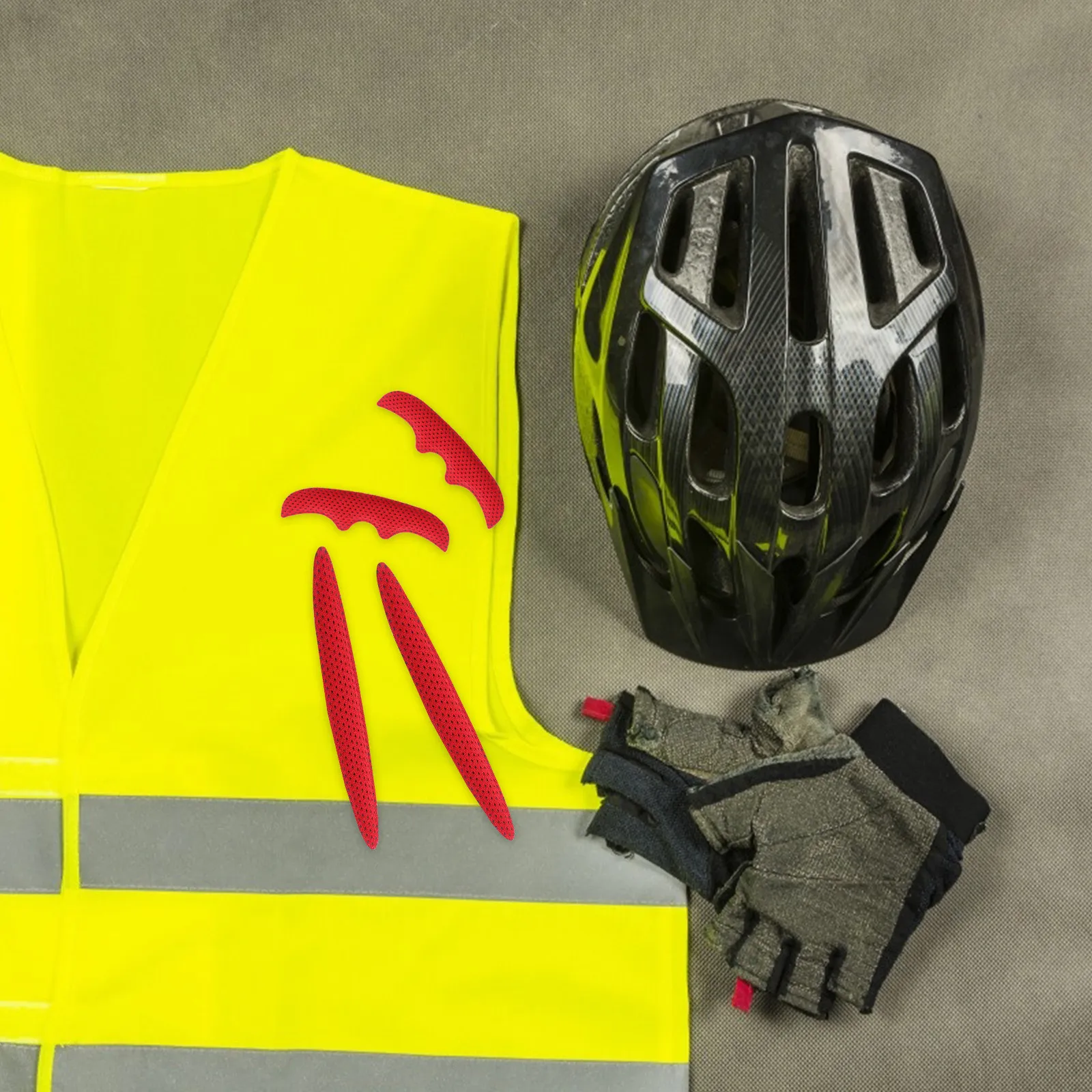 

2Sets Safety Inner Pads Breathable Sponge Lining Kit for Cycling Motorcycling E-Scooter Helmets Reduced Shake Enhanced