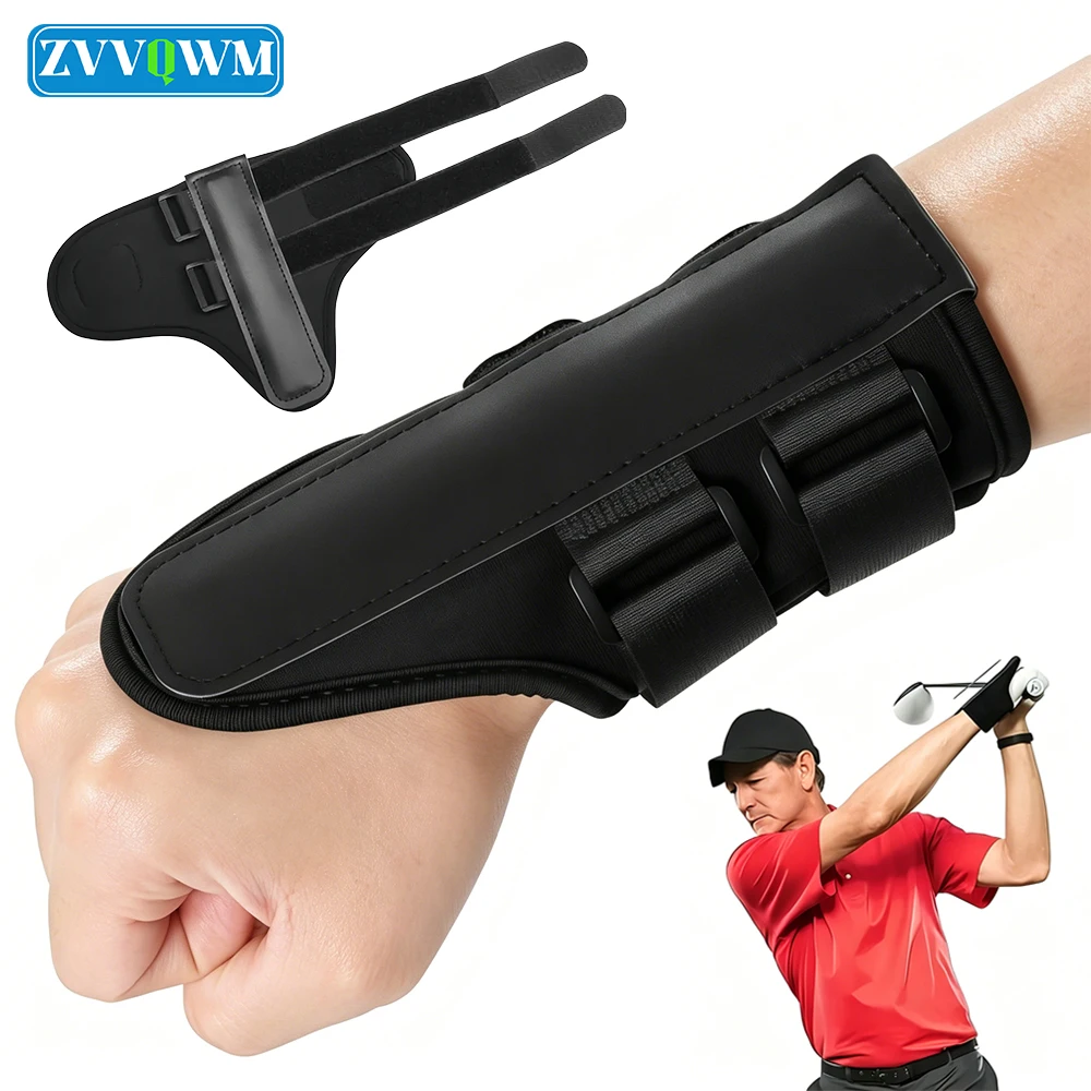 1Pcs Golf Wrist Trainer for Swing Alignment Training Aid Brace, Hand Gesture Correction Golf Hinge Practice Tool for Beginners