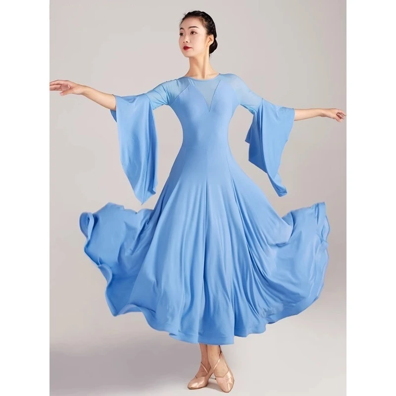 National Standard Dance Dress Social Dance Practice Suit Dress Square Dance Performance Suit Modern Dance Suit