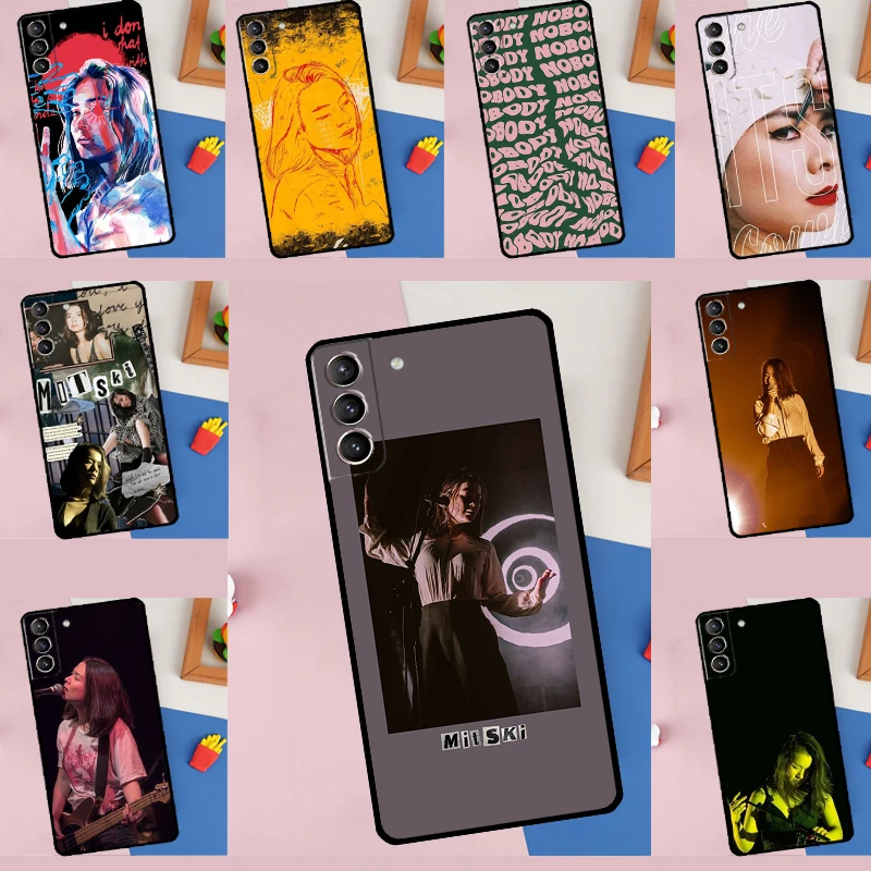 Singer Mitski Case For Samsung Galaxy S22 S23 Ultra S21 S20 FE S9 S10 S22 S23 Plus Note 10 Note 20 Ultra Cover