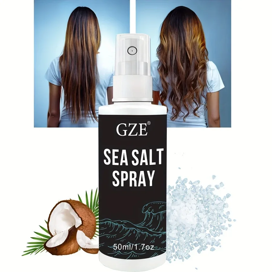 GZE Natural Sea Salt Spray for Hair Men & Women, Adds Instant Volume, Texture, Thickness, & Light Hold | Texturizing & Thickenin