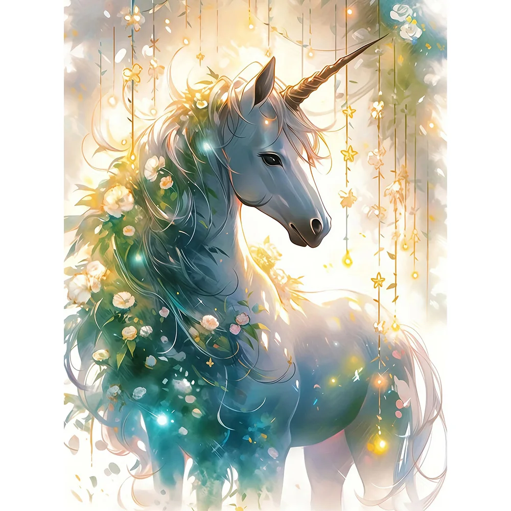 EverShine 5D Diamantmalerei Pferd Vollquadrat Rundsteine Stickerei Cartoon Tier DIY Mosaik Kreatives Freizeit-Set Wanddekoration