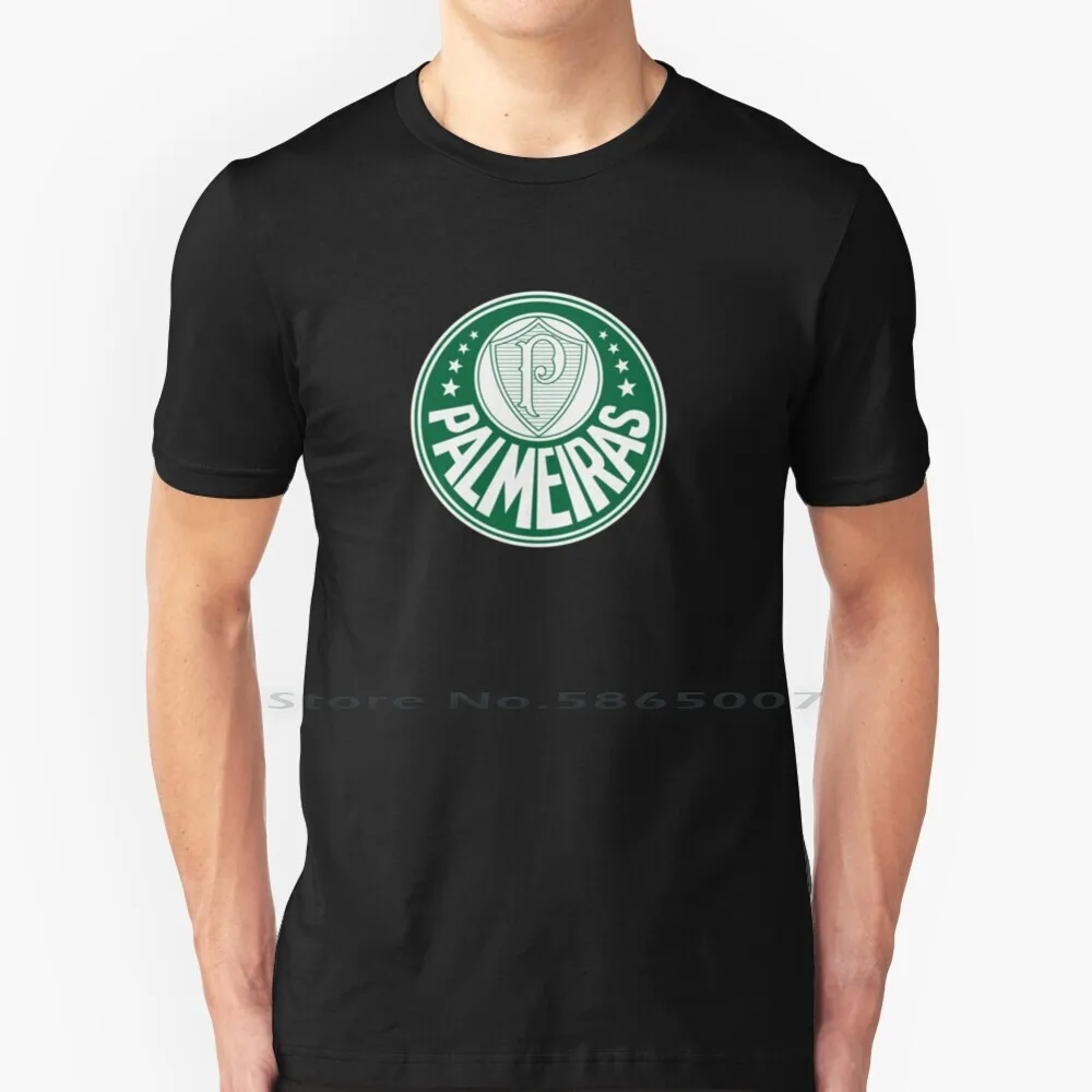 Palmeiras 100% Cotton T Shirt Lionel League Ballo Dor Best Footballer Goat Goal World Soccer Player Maradona Argentina Afa City