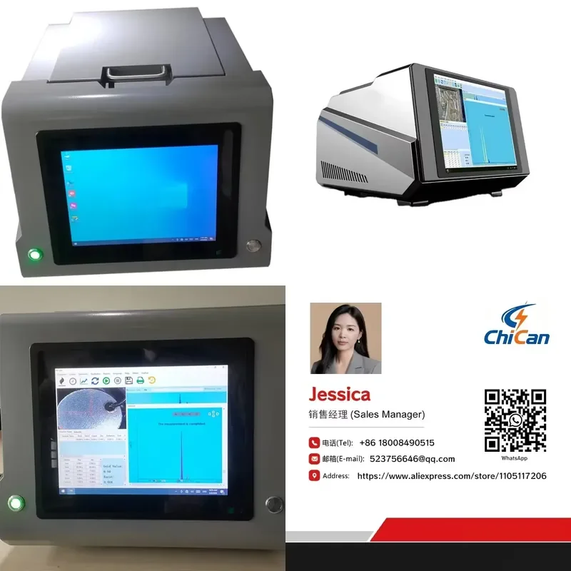 EDS9800T Industrial XRF Metal Analyser for Gold Purity Testing with SDD Detector 220V 1-Year Warranty
