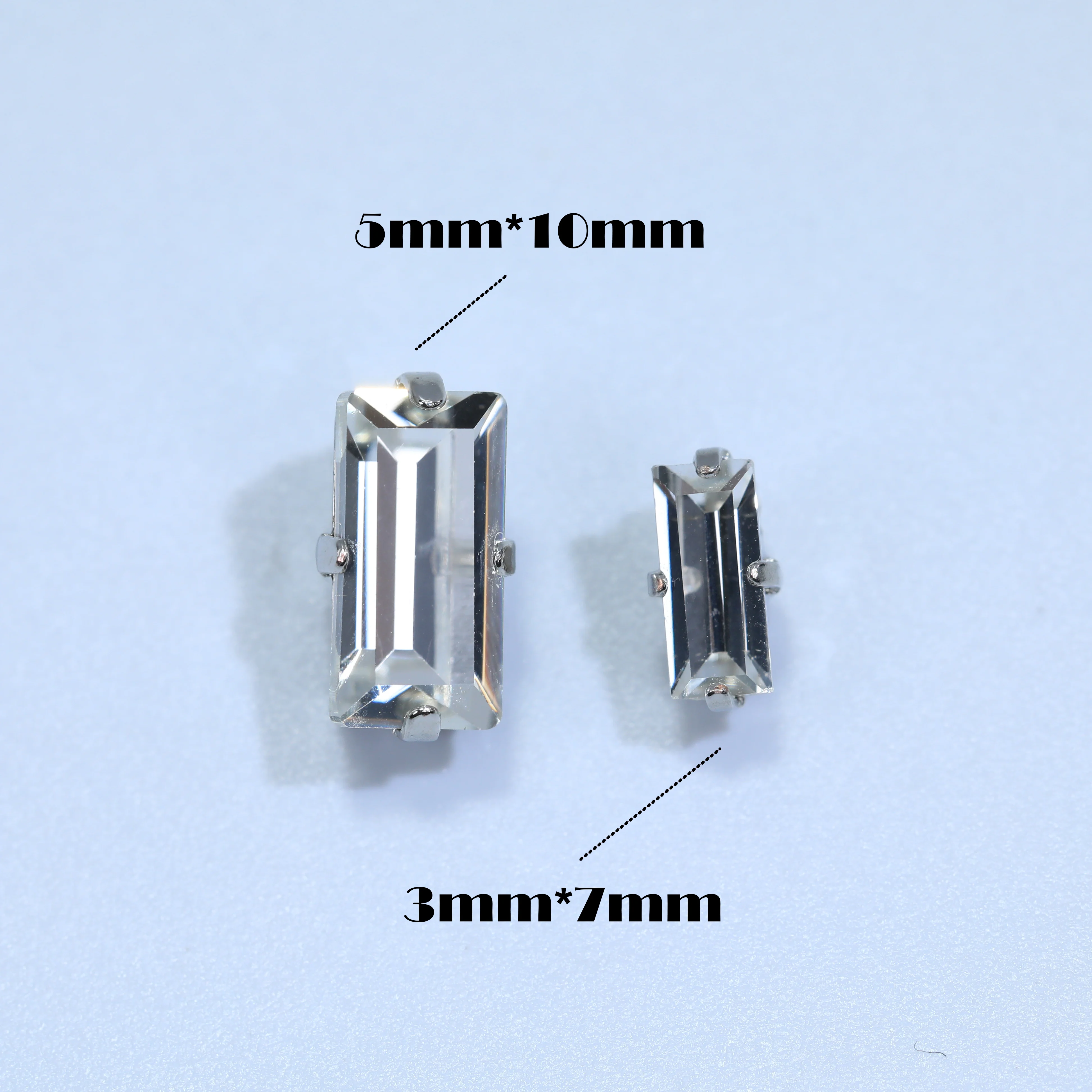 Hochglänzende T-Rhinestones mit Krappenfassung, Premium-Kristall-DIY-Ornament für Hochzeitskleider, Schuhe, Taschen, Kleidungsstücke, Dekorationszubehör – Detail 7
