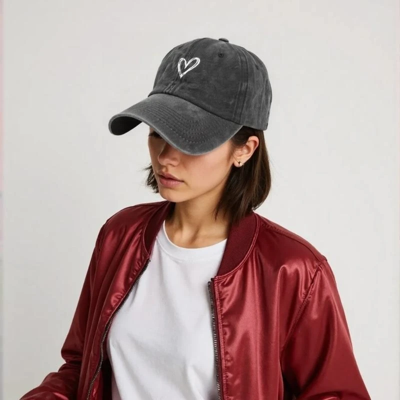 72XE Breathable Baseball Hat for Women Girls Fashionable Adjustable Sports Hat