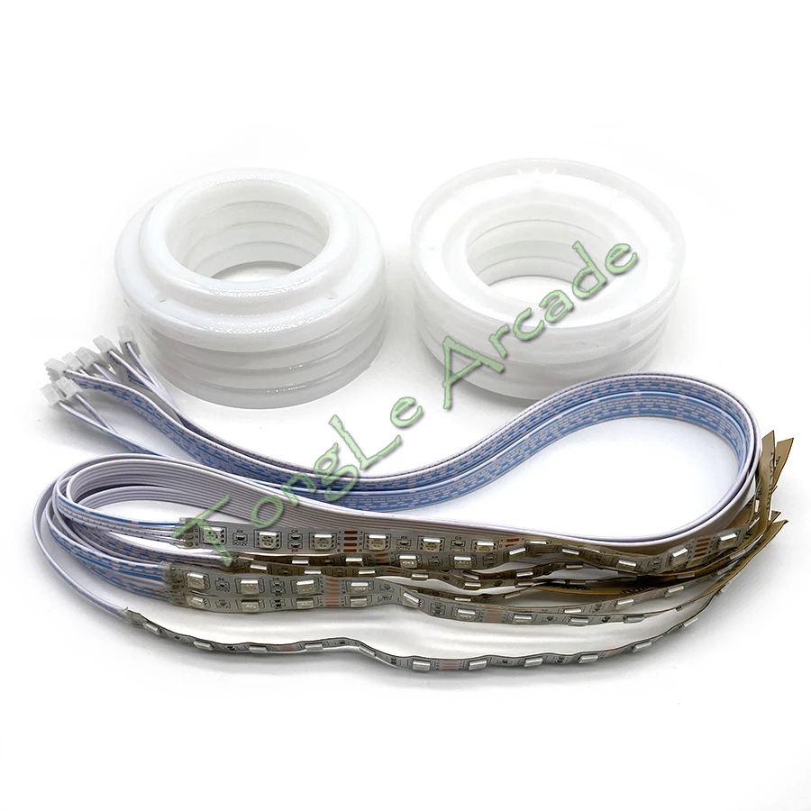 LED Ring for Hitting Mouse Head for Kids, Coin Operated Arcade, Whac-a-Moq, Hit Mouse, Frog Hammer Game Machine, 8 PCs