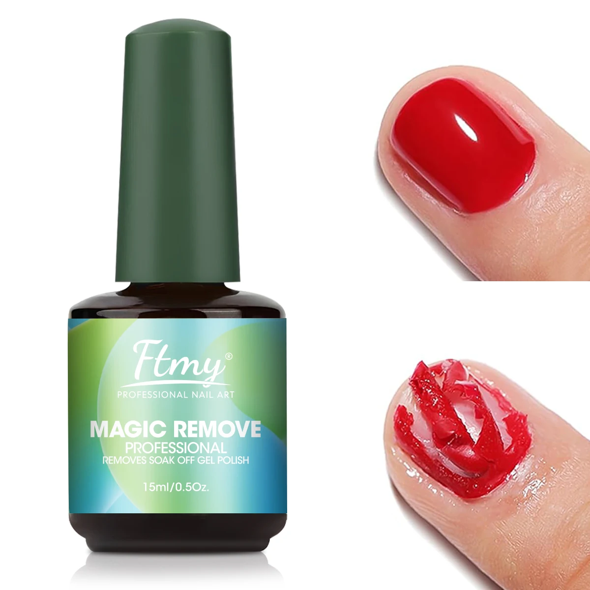 مزيل طلاء الأظافر الجل، مزيل طلاء الأظافر بسرعة 2-3 دقائق، لا يسبب ضررًا للبشرة، لا توجد رائحة مهيجة، لا حاجة إلى الرقائق المعدنية أو تمرغ أو #1
