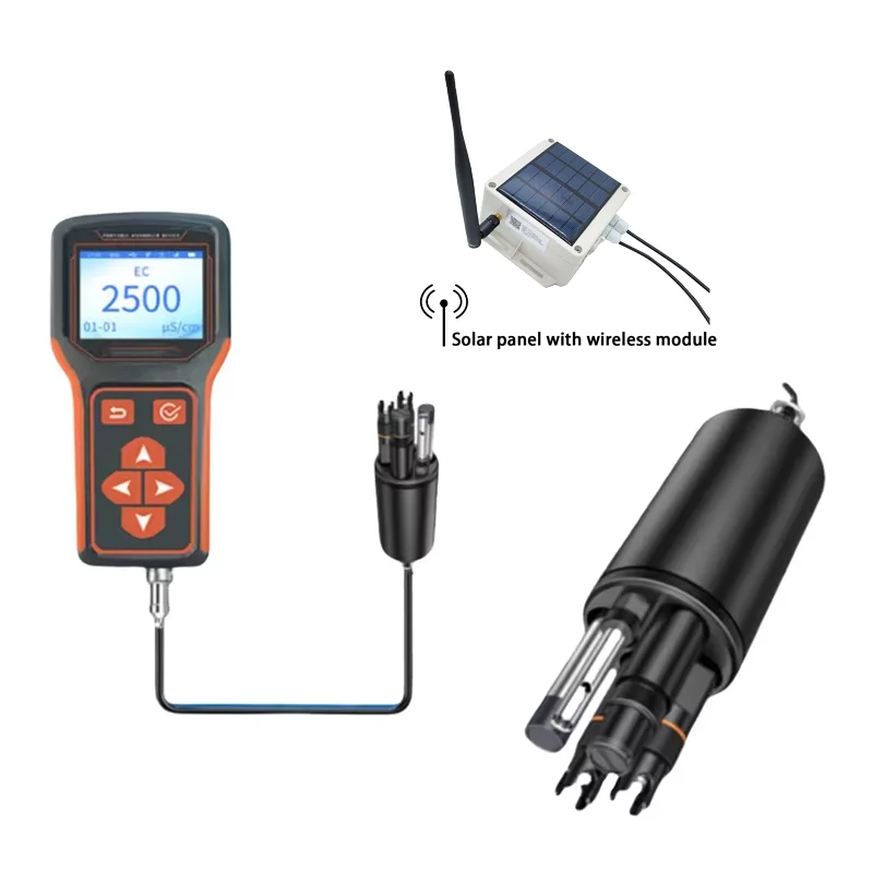 6 In 1 Water Tester Portable DO Meter PH EC ORP Analyzer Turbidity Temperature Meter Water Analyzer Multi-Parameter