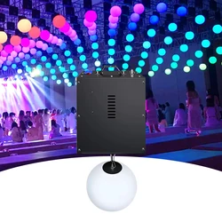 Stage Kinetic Led Balls Winch DMX512 Motor Lift Ball RGB Stage Lighting For Wedding Indoor Decoration DJ Disco Bar Kinetic Ball