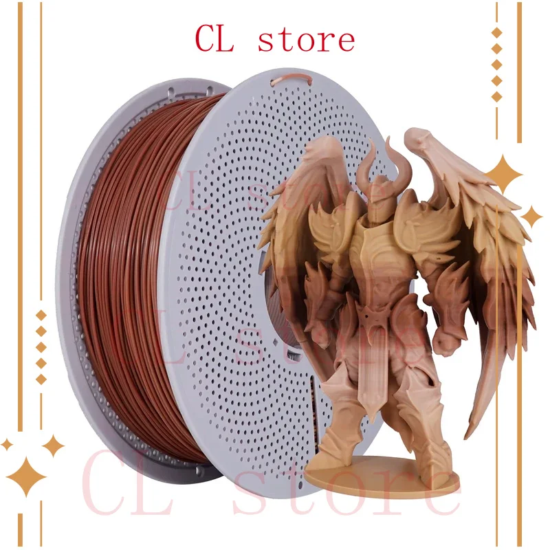 

Катушка нити для 3D-принтера Ombre PLA-F, 1 кг древесины | Bambu Lab Оптимизированный градиент под дерево, 1 кг