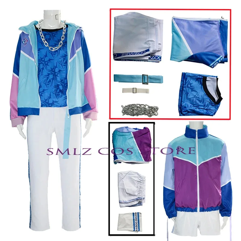 

Cosplay Anime Paradox Live Cosplay Yatonokami Nayuta Costume Uniform Set Halloween Party Kanata Coat Accessories Outfit for Men
