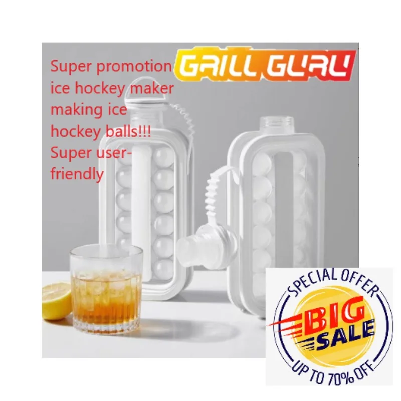 

Sale Ice Hockey Pot Making Twelve Ice Hockey Balls at Once Price Reduction Promotion Two in One Portable Ice Pot Making Mold