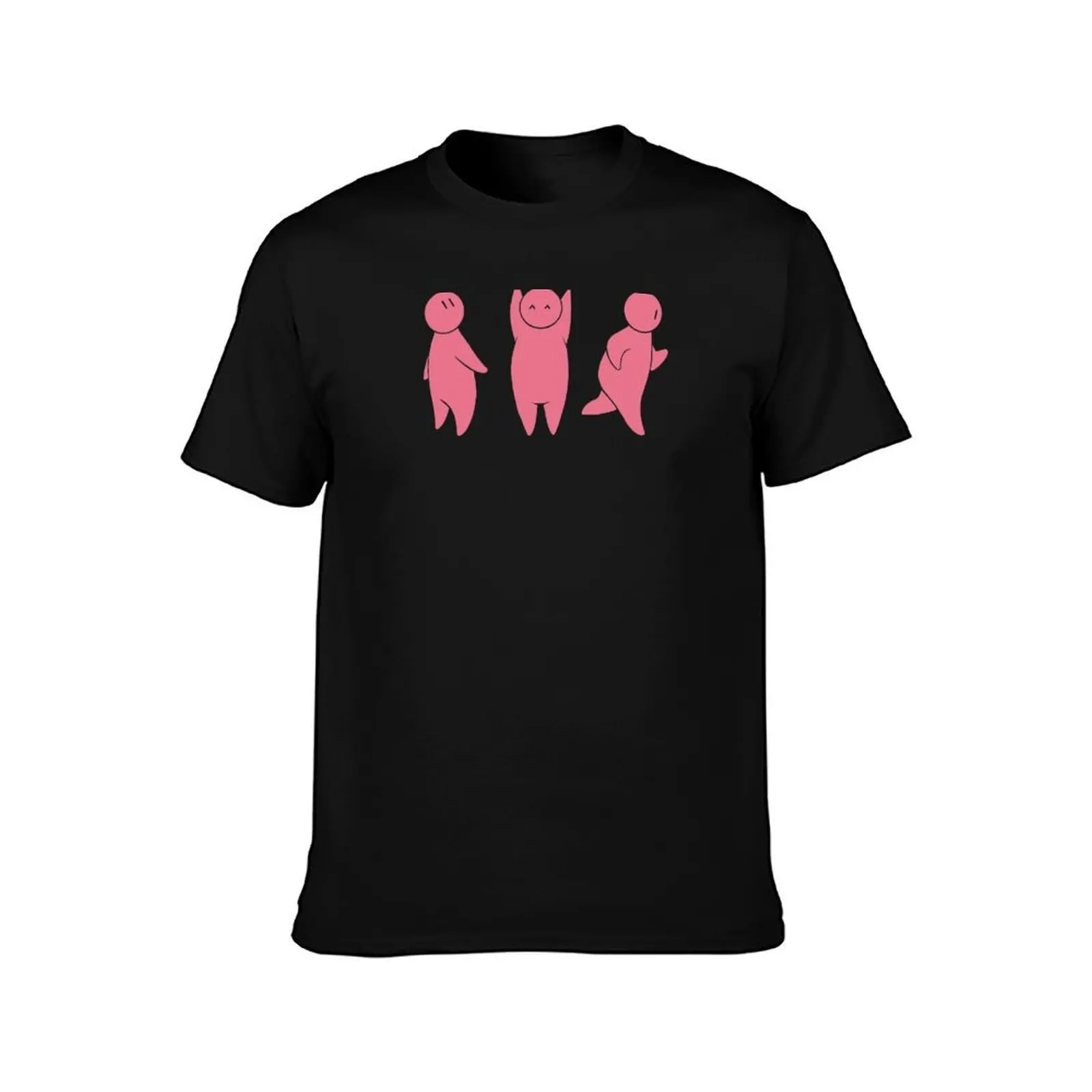 Little-Creature times three T-Shirt, Summer Casual Cotton Tee, Oversized Streetwear Tops, Vintage Graphic Print, 100% Cotton