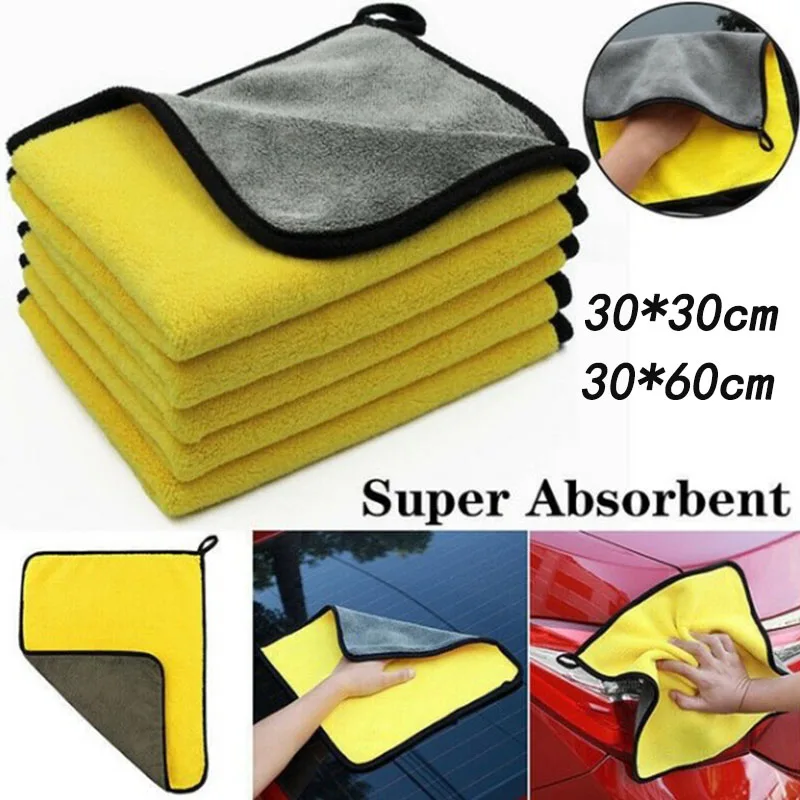 

Extra Soft Car Wash Microfiber Towel Car Cleaning Drying Cloth Car Care Cloth Detailing Car WashTowel Never Scrat