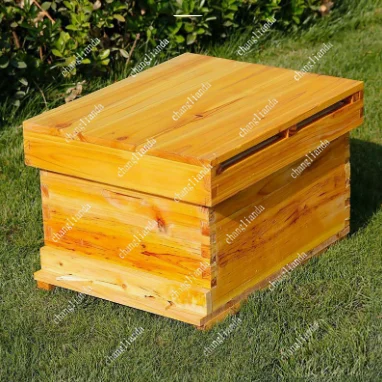 Fir seven-frame beehives Beeswax coated treatment Standard honeycomb frame