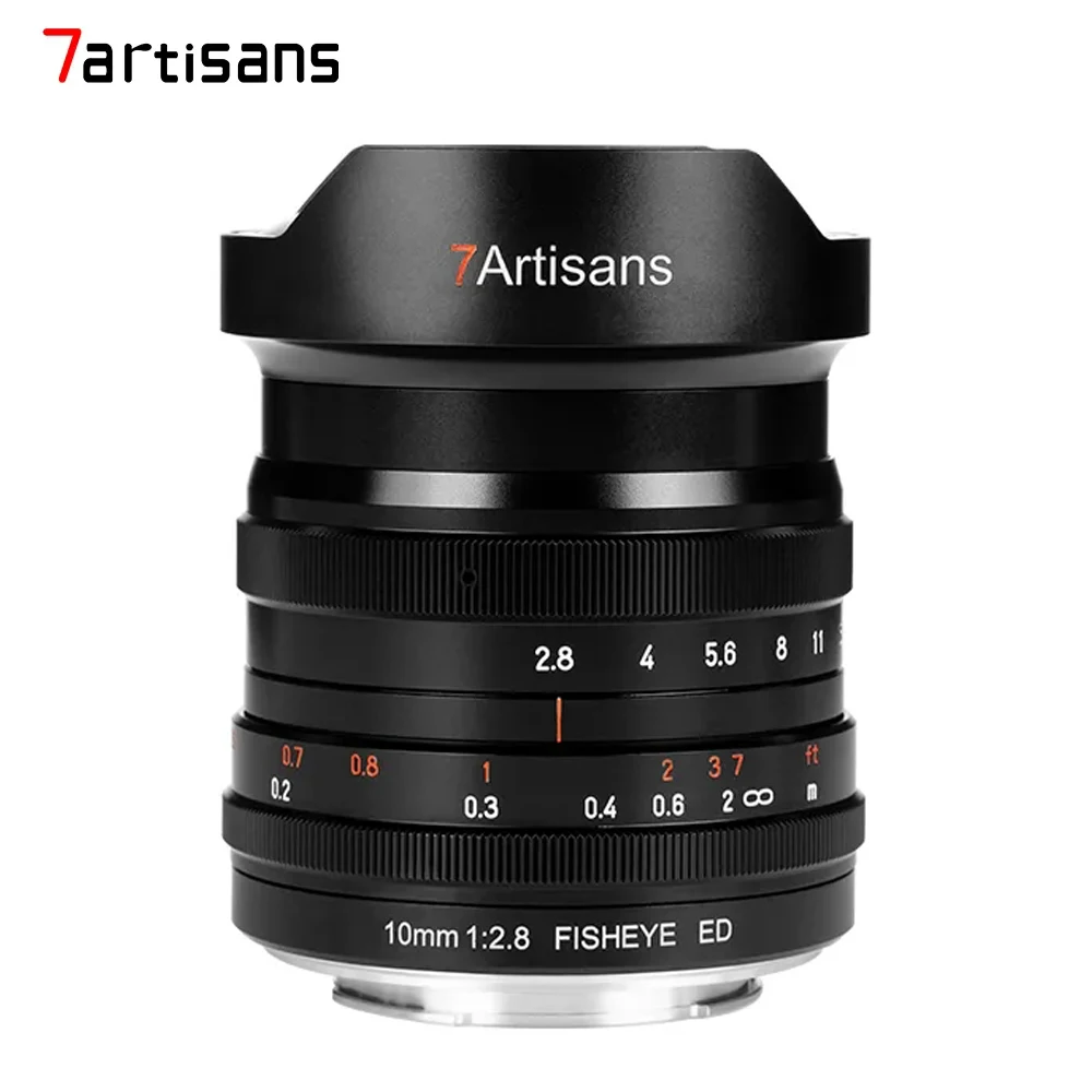 

7artisans 10mm F2.8 Wide Angle Fisheye Full Frame Lens For Sony E Canon RF R6 R5 Nikon Z Fuji X-T5 Panasonic Sigma L Leica L