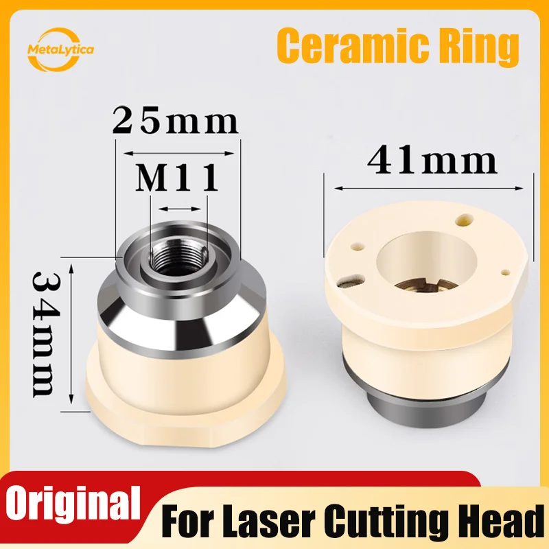 MetaLytica Laser Ceramic Ring Dia.D28 D41 M11 D32 M14 D19.5 Ceramic Nozzle Holder for 3D Raytools BT240 BT230 BM110 BM114