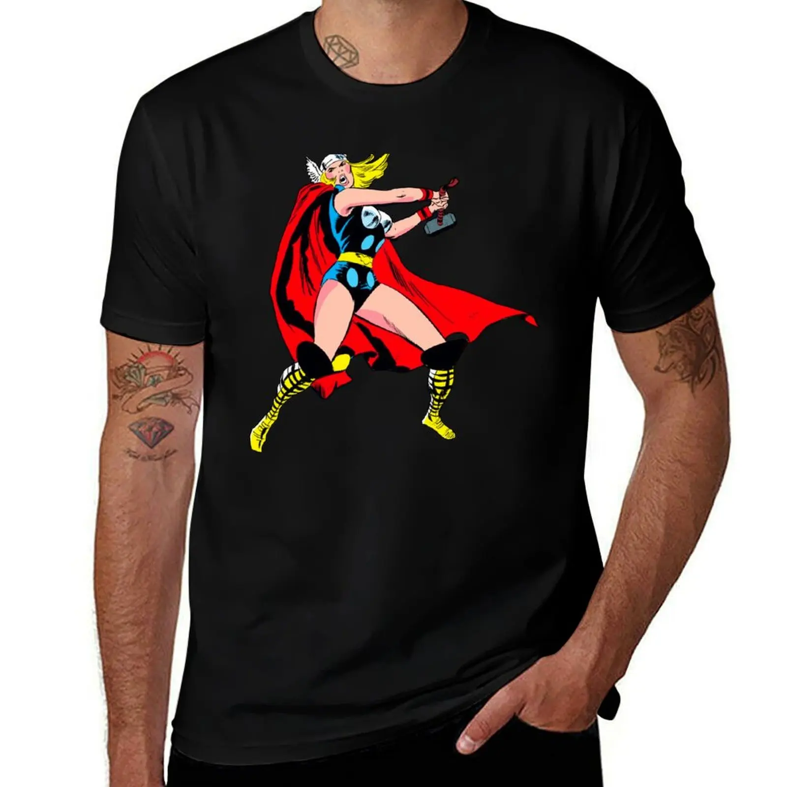 Jane Foster T-Shirt Work Utility Casual Tee Shirt T-Shirt