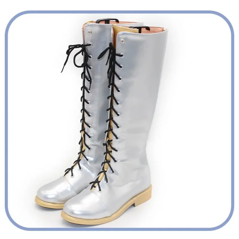 

25COSKpop Rumi Cosplay Shoes PU Leather Shoes Halloween Carnival Boots Anime Accessories Cosplay Prop Custom Made