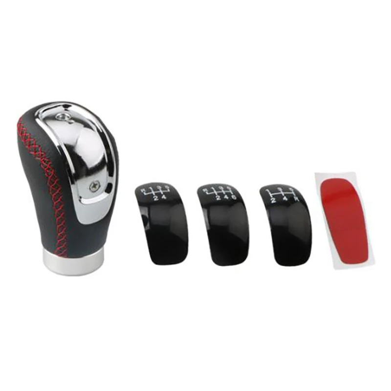 5/6 Vitesses Voiture BoîTe de Vitesses PoignéEs Pommeau de Levier de Vitesse Bâton Levier TêTe Voiture Accessoires Universel