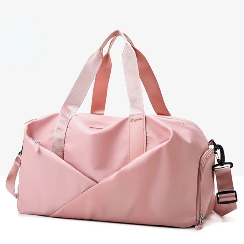 

Women Travel Bags Sports Gym Dry Wet Handbag Swimming Shoulder Fitness Training Bag Weekend Shoulder Bag Shoes Pocket