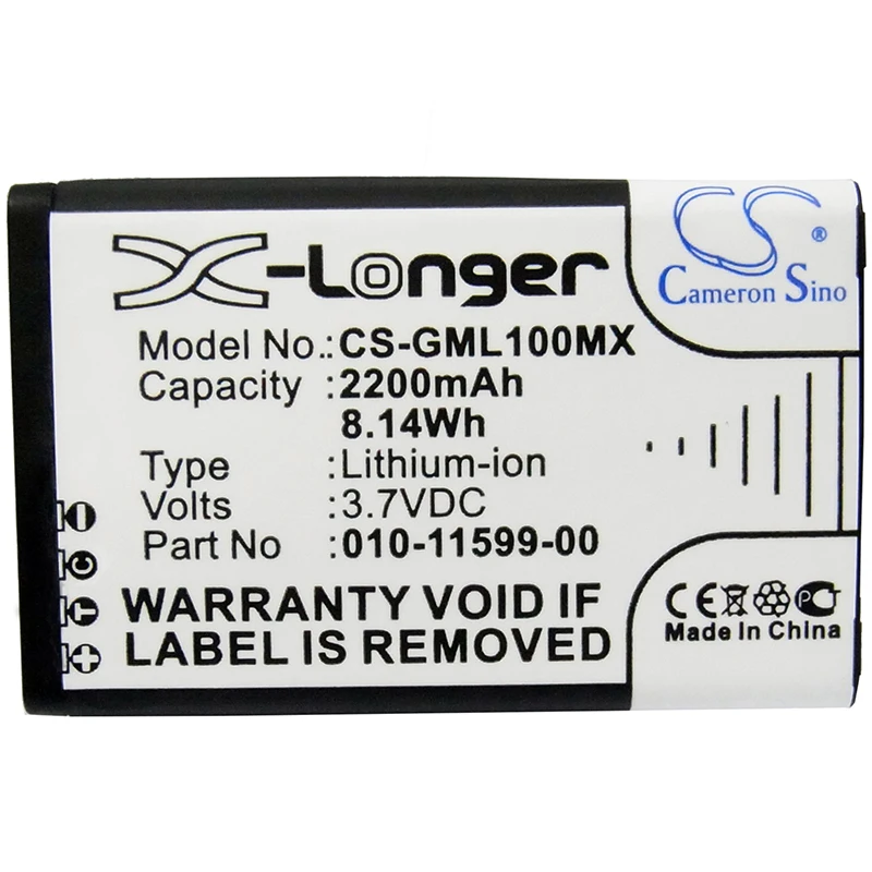 

Camera Battery For Garmin: 010-11599-00,010-11654-03,VIRB,VIRB Elite,E1GR,E1GRVIRBELITE,E2GR,E2GRVIRBELITE,2200mAh / 8.14Wh