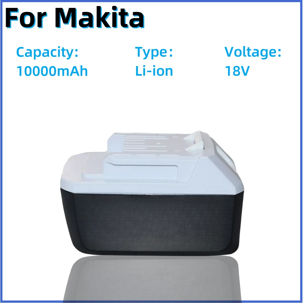 

18V 10.0Ah Rechargeable Lithium Battery BL1813G BL1820G Replacement for Makita BL1811G 195608-4 BL1840G HP457D Power Tools