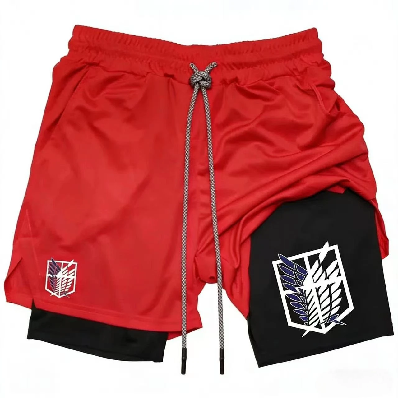 

2026 New Sports Shorts 2 in 1, Male, Breathable and Informal Sportswear, Double Layer, Running, M-3XL Basketball Shorts RL0611