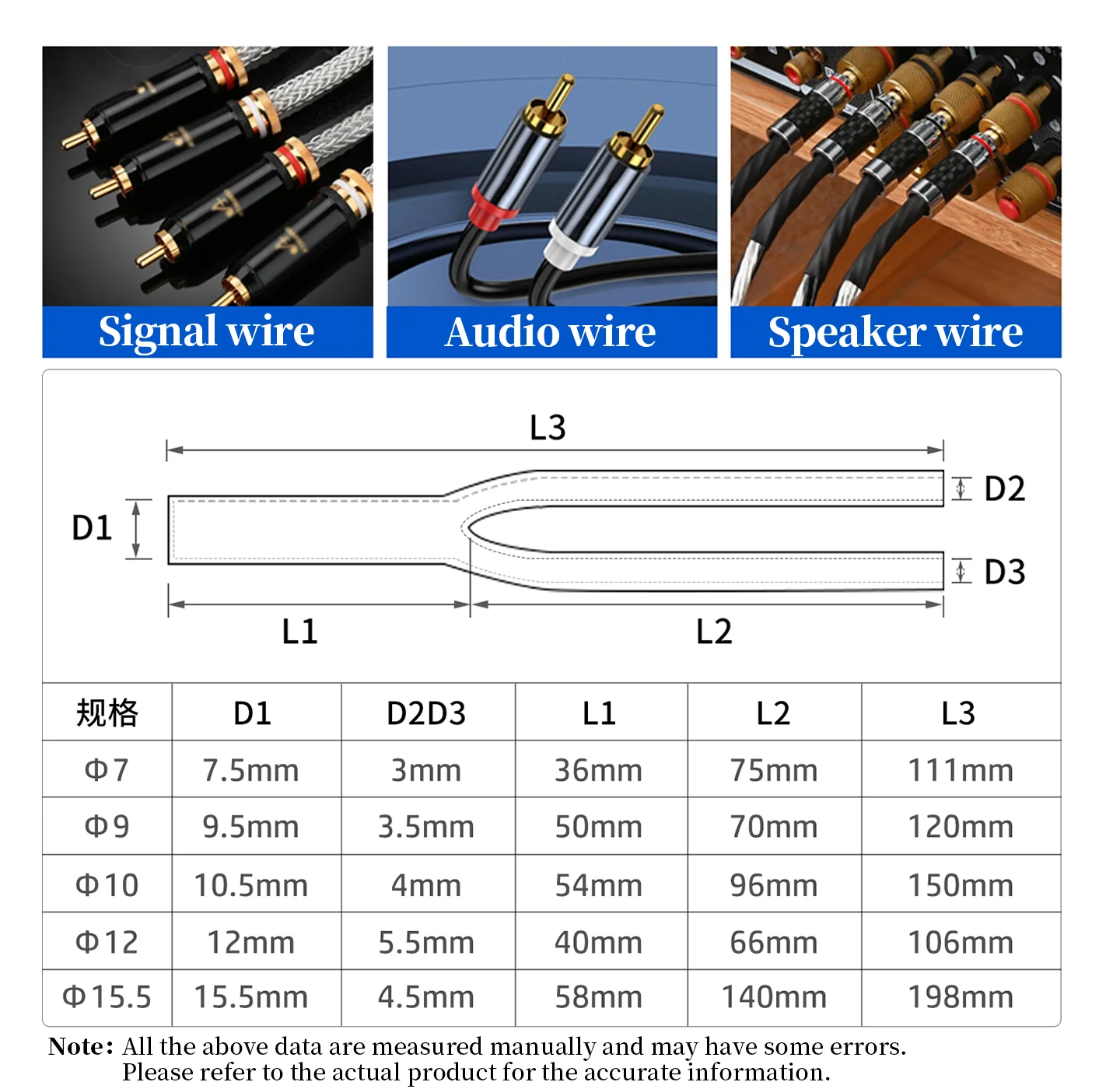 Y Splitter PVC Sleeve 1/5/10pcs 7-15.5mm Non-Shrinkable Cable Pants Boot Speaker Audio Wire Automotive Marine Wire Harness DIY