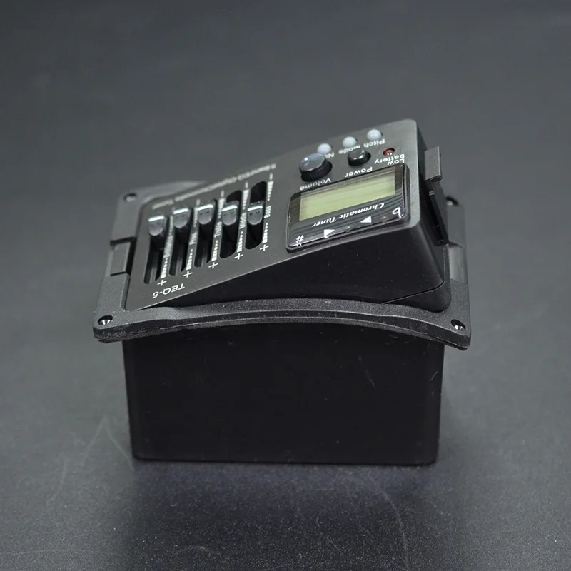 Preamplificatore EQ A 5 Bande Per Chitarra Acustica – Pickup Con Sintonizzatore, Controlli Bassi/medi/alti, 20 Hz-20 KHz