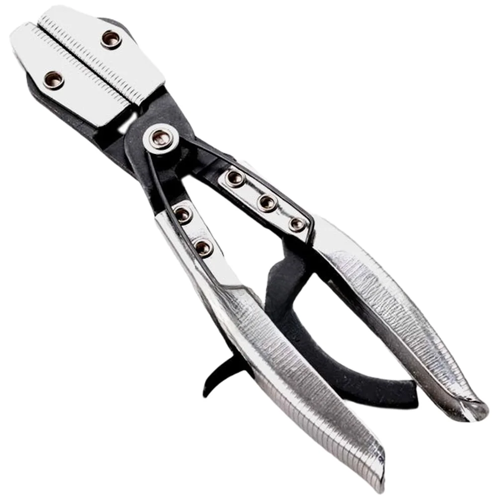 3 Piece Flat Nose Hose Clamp Pliers for Oil Tube Sealing in Automotive Repair Featuring 8 10 12 Inch Carbon Steel Construction