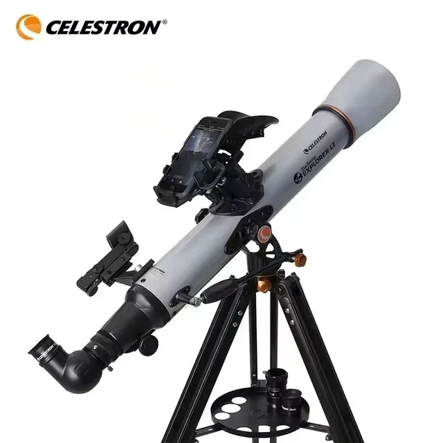 Celestron Professional StarSense Explorer LT 80 AZ Smartphone App-Enabled Refractor 80mm F/11 Astronomical Telescope Kit LT80AZ