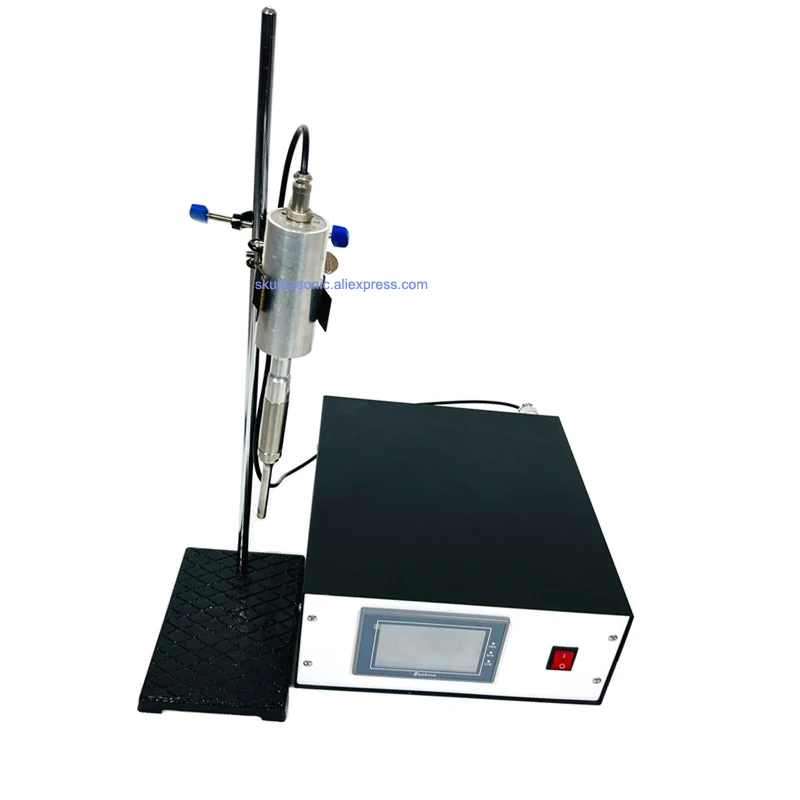 Mini Ultrasonic Probe Sonicator And Support For 50-150ML Laboratory Chemical Reactor