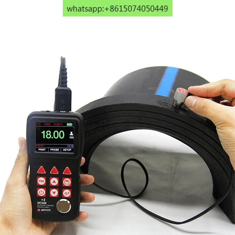 MT600 Multi-Mode Ultrasonic Thickness Meter Through Paint & Coatings range 0.65-600mm Thickness Gauge Tester