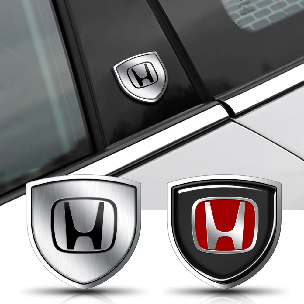 3d meta estilo escudo do carro adesivo auto corpo porta crachá adesivo para honda tipo r tipo s XR-V CR-V UR-V CR-Z caber mugen inspirar