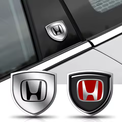 3D Meta Styling Car Shield Sticker Auto Body Door Badge Sticker For Honda Type R Type S XR-V CR-V UR-V CR-Z Fit Mugen INSPIRE