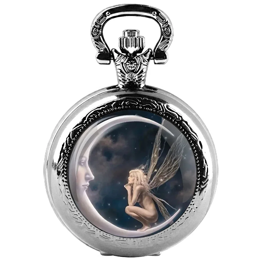 

Карманные часы Quiet Time Moon Guardian — волшебный светлый кварц, зачарованный подарок