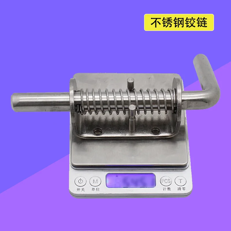 

Heavy-Duty Stainless Steel Spring Telescopic Hinge for Engineering Vehicle Industrial Machinery Compartment Door Locking Pin